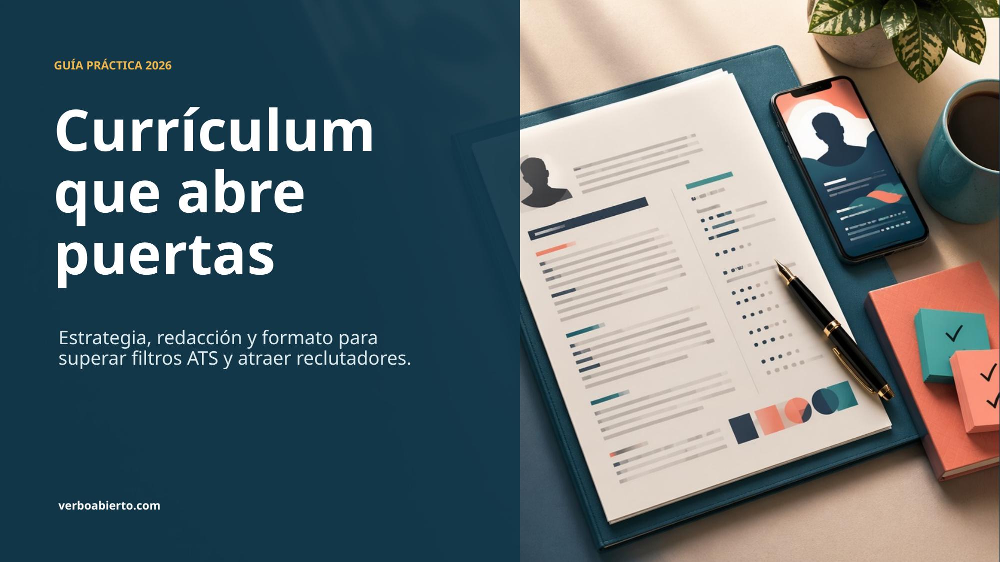 Vista previa de la guía de currículum de VerboAbierto